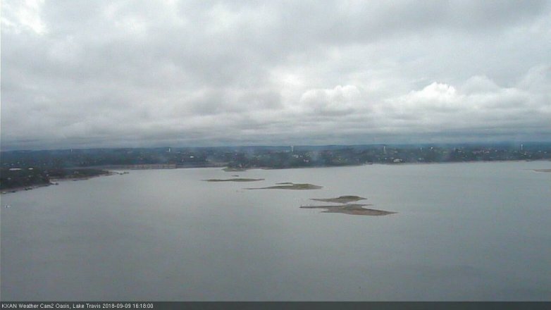 Lake Travis webcam, September 9, 2018 3:20 PM CT
