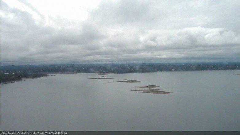 Lake Travis webcam, September 9, 2018 3:25 PM CT