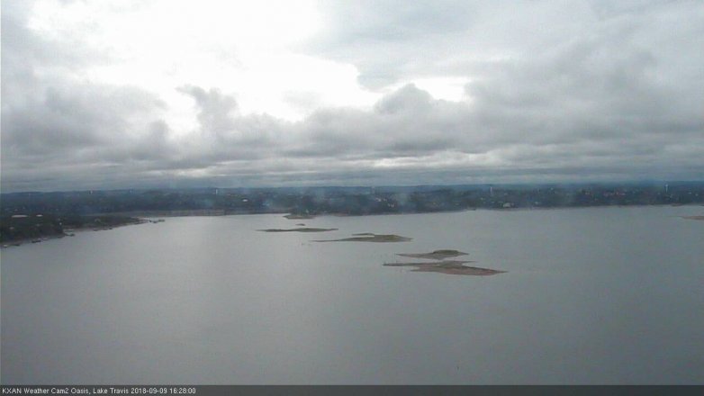 Lake Travis webcam, September 9, 2018 3:30 PM CT