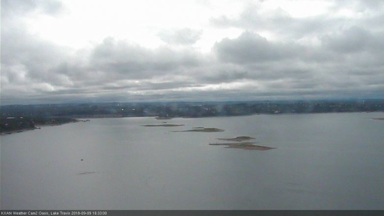 Lake Travis webcam, September 9, 2018 3:35 PM CT