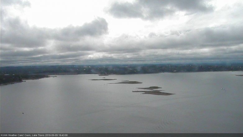 Lake Travis webcam, September 9, 2018 3:45 PM CT