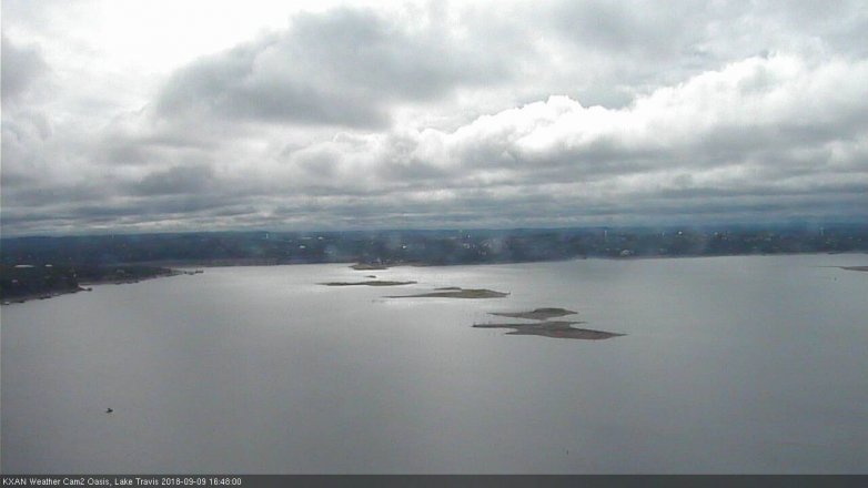 Lake Travis webcam, September 9, 2018 3:50 PM CT