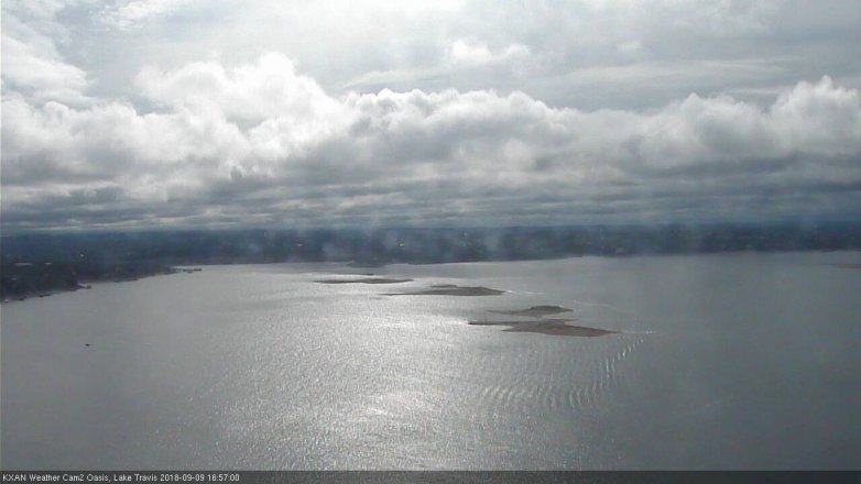Lake Travis webcam, September 9, 2018 4:00 PM CT