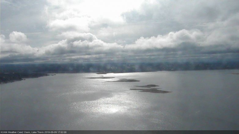 Lake Travis webcam, September 9, 2018 4:05 PM CT
