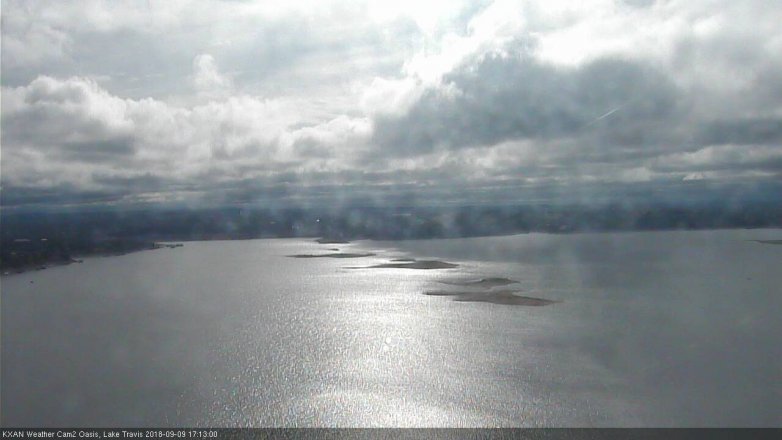 Lake Travis webcam, September 9, 2018 4:15 PM CT