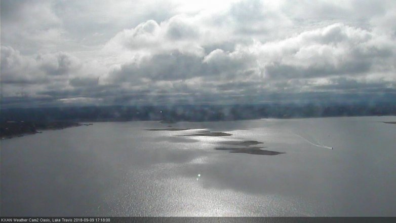 Lake Travis webcam, September 9, 2018 4:20 PM CT