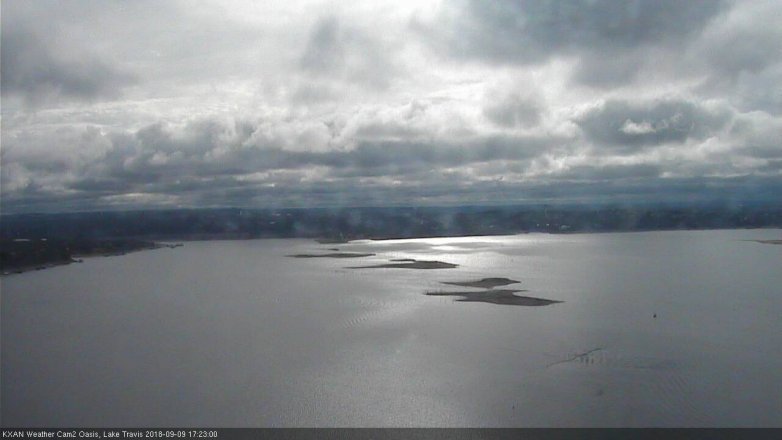 Lake Travis webcam, September 9, 2018 4:25 PM CT
