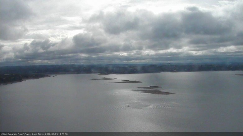 Lake Travis webcam, September 9, 2018 4:30 PM CT