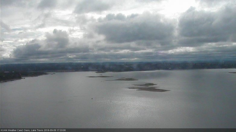 Lake Travis webcam, September 9, 2018 4:35 PM CT