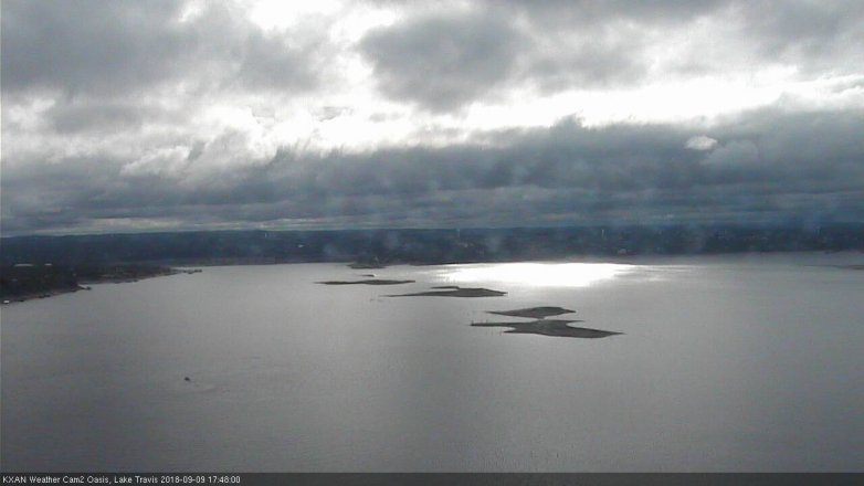 Lake Travis webcam, September 9, 2018 4:50 PM CT