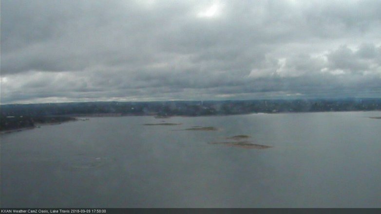 Lake Travis webcam, September 9, 2018 5:00 PM CT