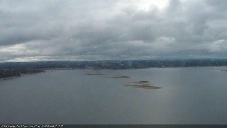 Lake Travis webcam, September 9, 2018 5:15 PM CT