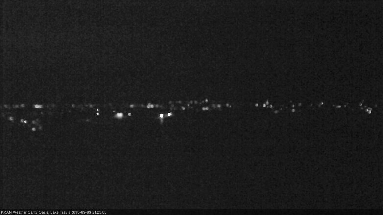 Lake Travis webcam, September 9, 2018 8:25 PM CT