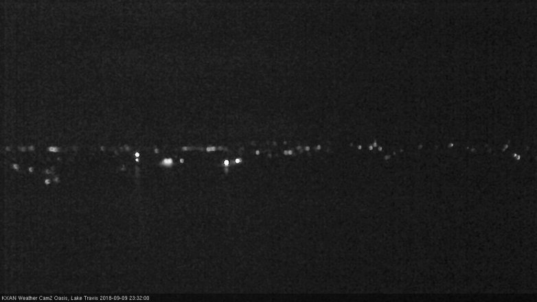 Lake Travis webcam, September 9, 2018 10:35 PM CT