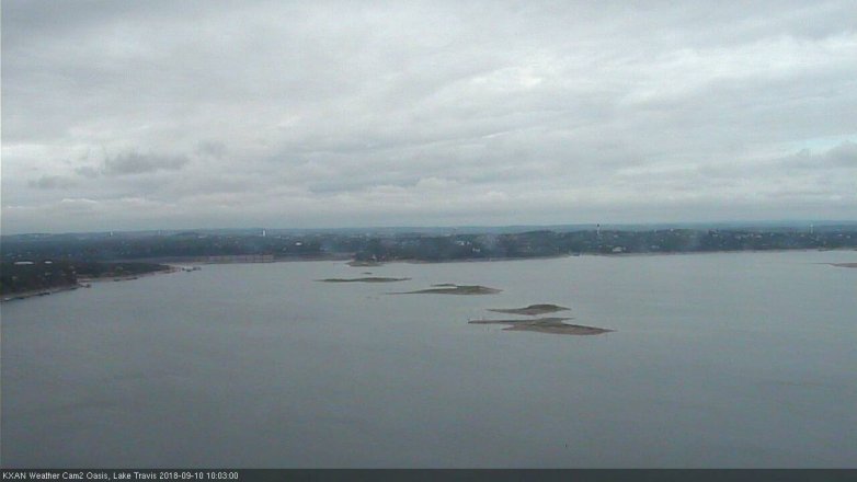 Lake Travis webcam, September 10, 2018 9:05 AM CT