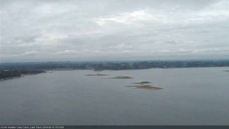 Lake Travis webcam, September 10, 2018 9:20 AM CT
