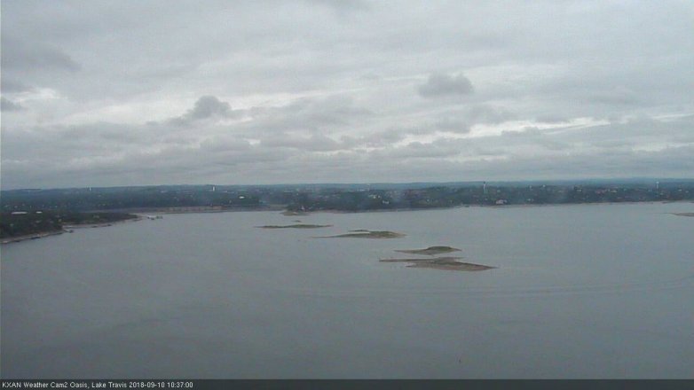 Lake Travis webcam, September 10, 2018 9:40 AM CT