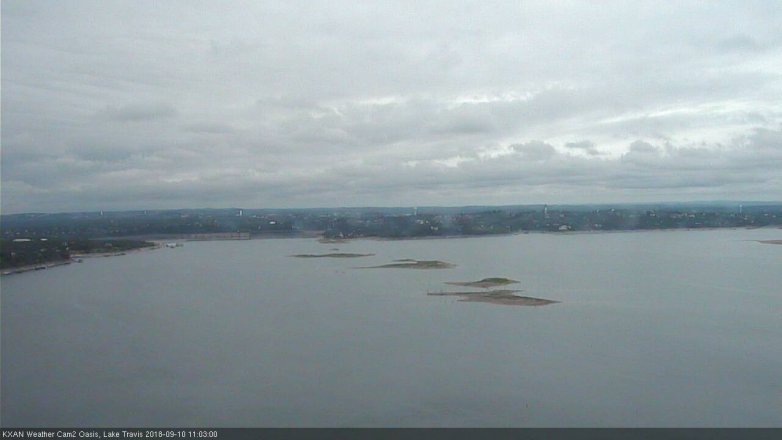 Lake Travis webcam, September 10, 2018 10:05 AM CT