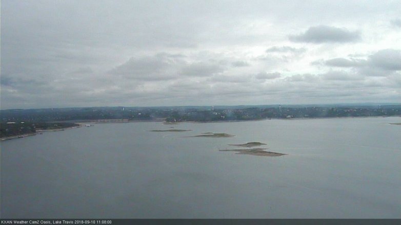 Lake Travis webcam, September 10, 2018 10:10 AM CT