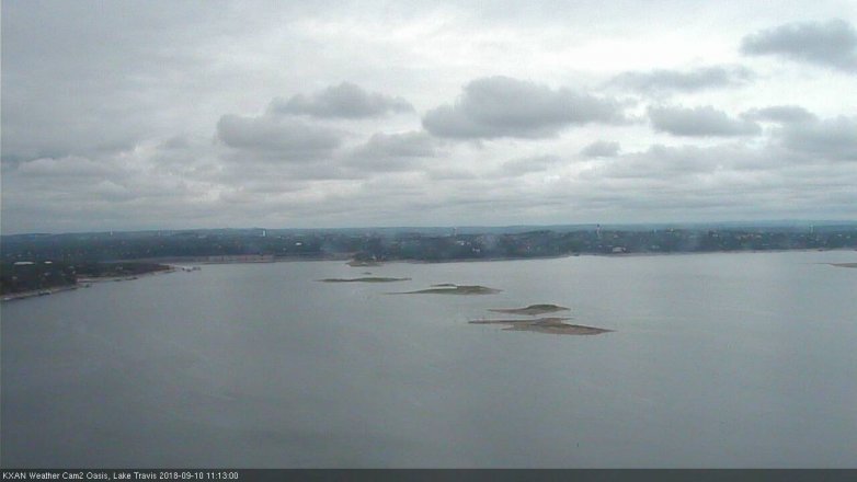 Lake Travis webcam, September 10, 2018 10:15 AM CT