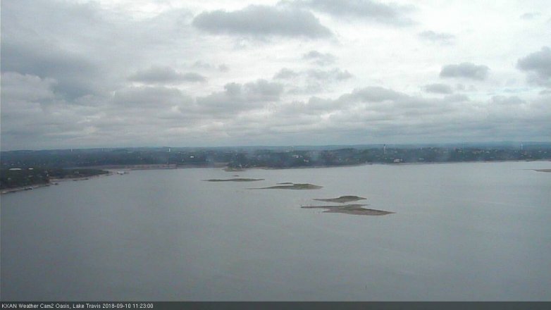 Lake Travis webcam, September 10, 2018 10:25 AM CT