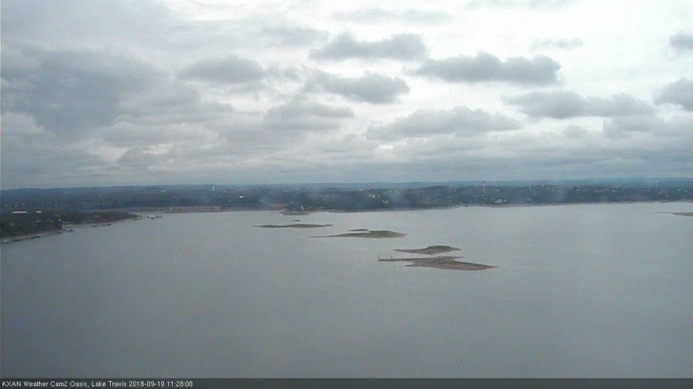 Lake Travis webcam, September 10, 2018 10:30 AM CT