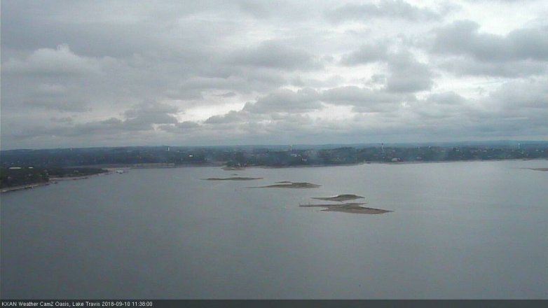 Lake Travis webcam, September 10, 2018 10:40 AM CT