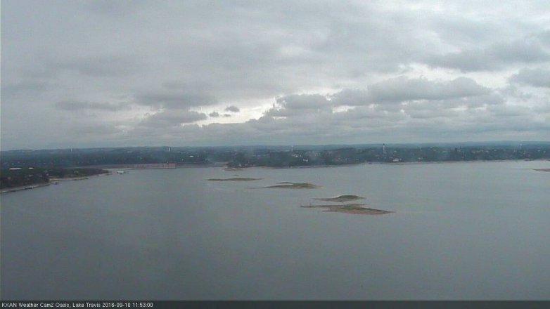 Lake Travis webcam, September 10, 2018 10:55 AM CT