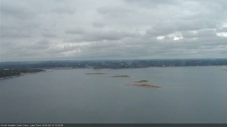 Lake Travis webcam, September 10, 2018 11:05 AM CT