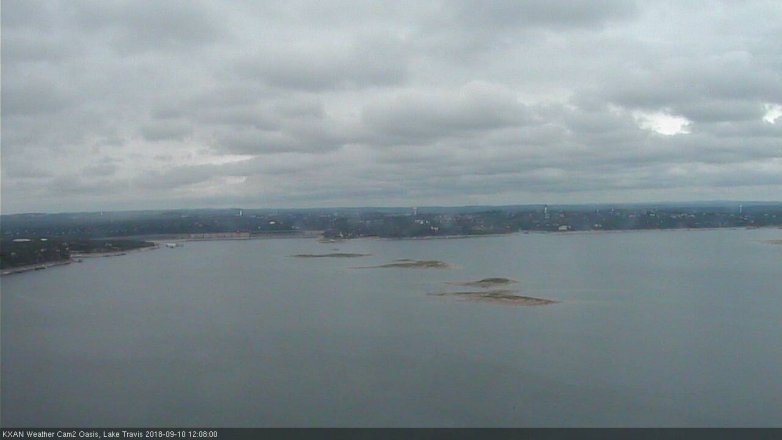 Lake Travis webcam, September 10, 2018 11:10 AM CT