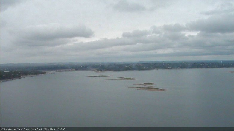 Lake Travis webcam, September 10, 2018 11:35 AM CT