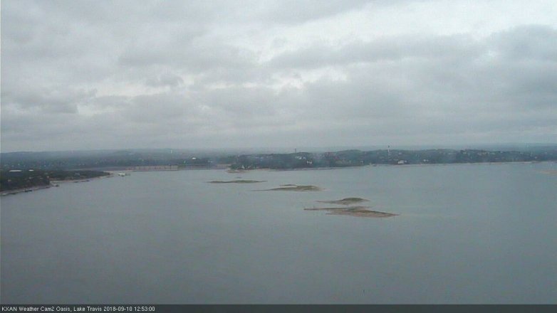 Lake Travis webcam, September 10, 2018 11:55 AM CT