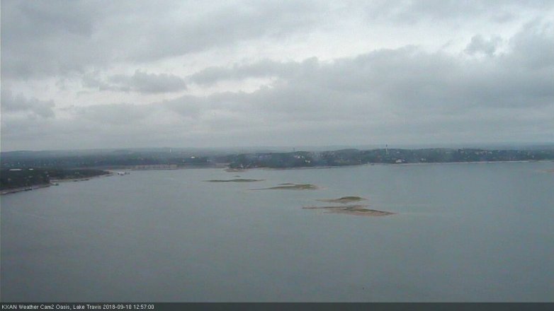 Lake Travis webcam, September 10, 2018 12:00 PM CT