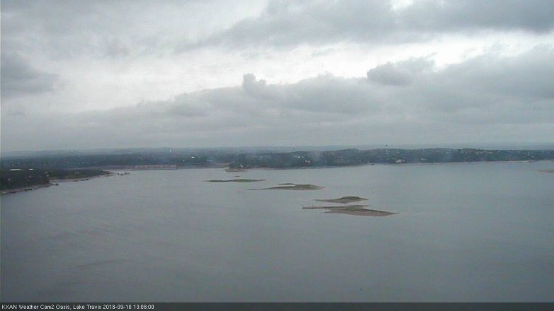Lake Travis webcam, September 10, 2018 12:10 PM CT