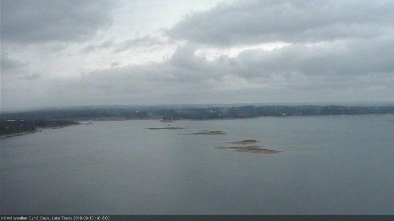 Lake Travis webcam, September 10, 2018 12:15 PM CT