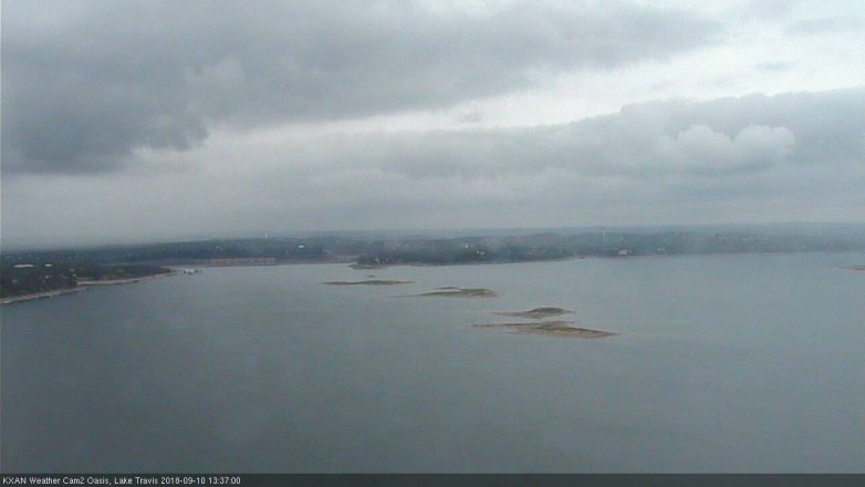Lake Travis webcam, September 10, 2018 12:40 PM CT