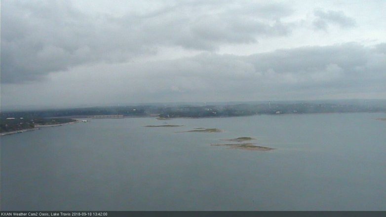 Lake Travis webcam, September 10, 2018 12:45 PM CT