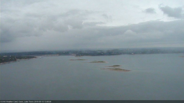 Lake Travis webcam, September 10, 2018 12:50 PM CT