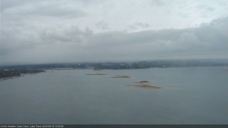 Lake Travis webcam, September 10, 2018 12:55 PM CT
