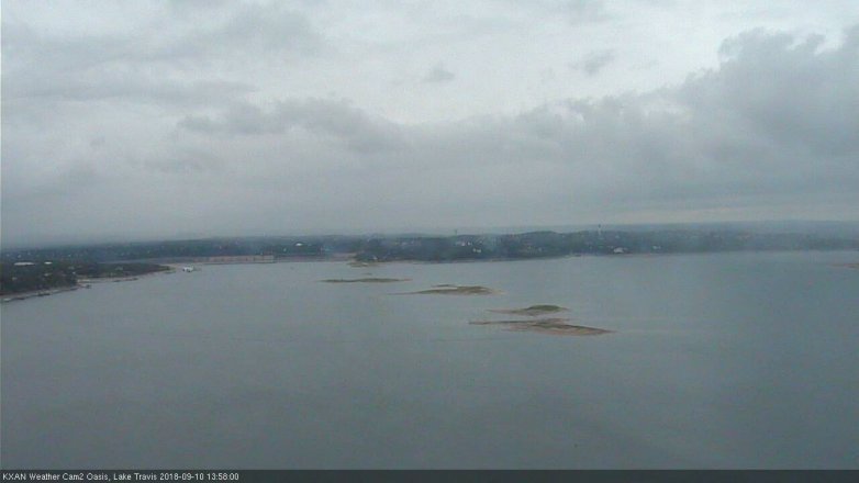 Lake Travis webcam, September 10, 2018 1:00 PM CT