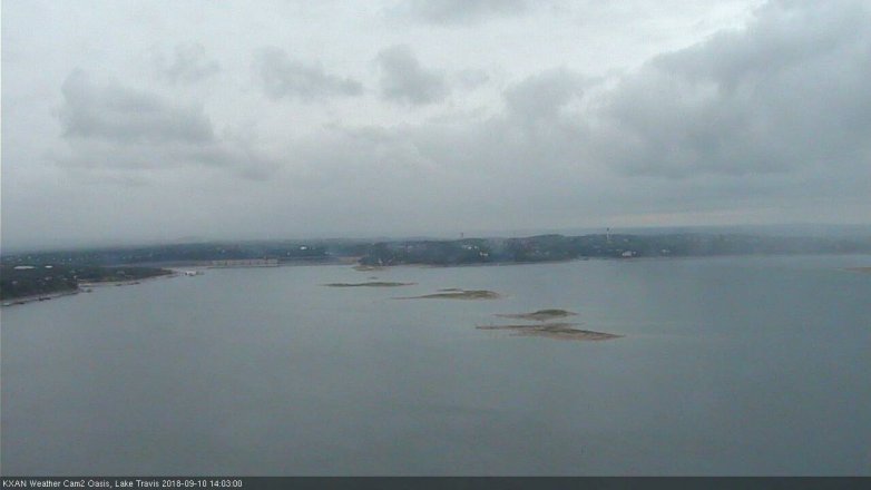 Lake Travis webcam, September 10, 2018 1:05 PM CT