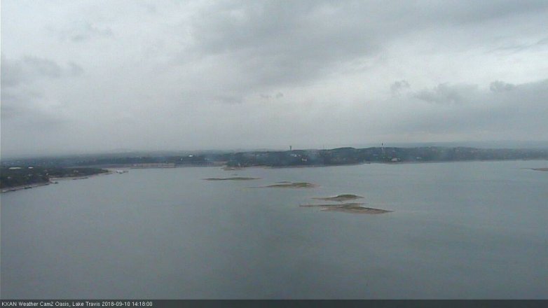 Lake Travis webcam, September 10, 2018 1:20 PM CT