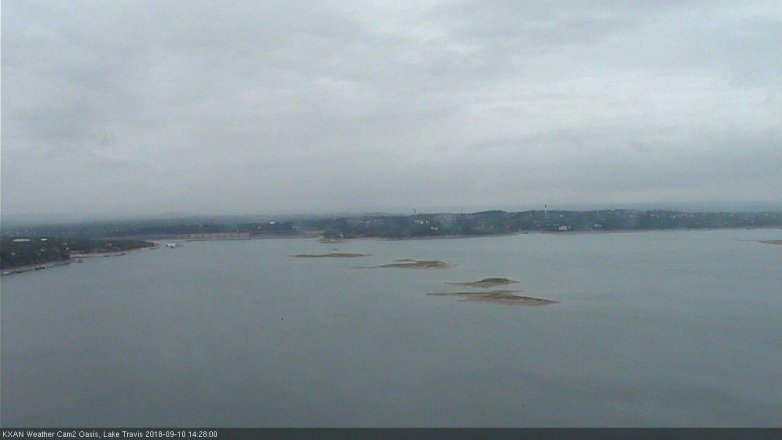 Lake Travis webcam, September 10, 2018 1:30 PM CT
