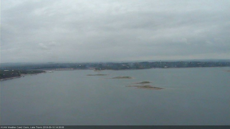 Lake Travis webcam, September 10, 2018 1:40 PM CT