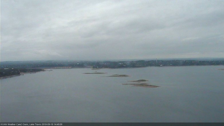 Lake Travis webcam, September 10, 2018 1:50 PM CT