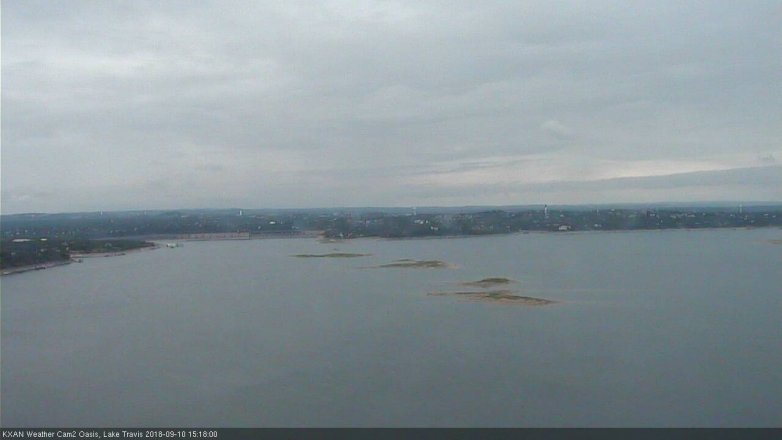 Lake Travis webcam, September 10, 2018 2:20 PM CT