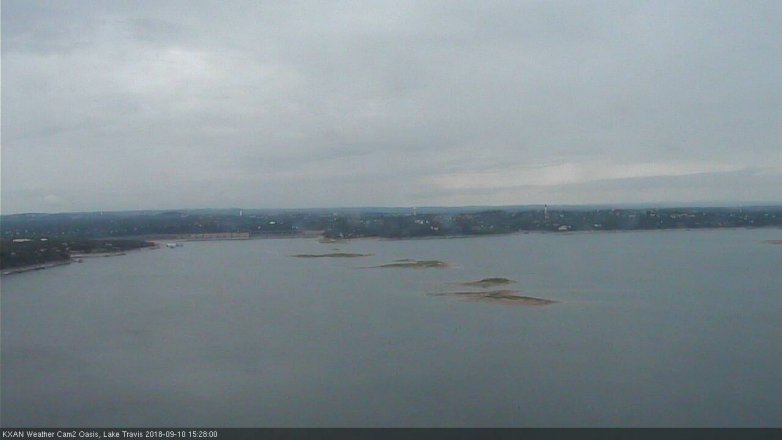 Lake Travis webcam, September 10, 2018 2:30 PM CT
