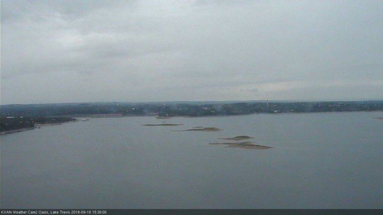 Lake Travis webcam, September 10, 2018 2:40 PM CT
