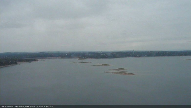 Lake Travis webcam, September 10, 2018 2:50 PM CT