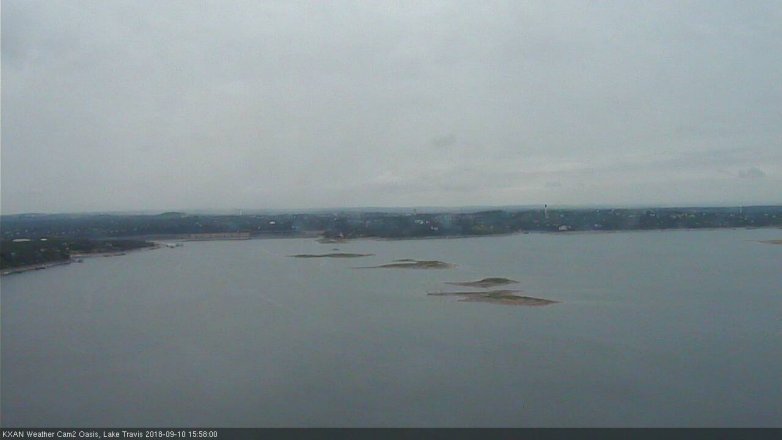 Lake Travis webcam, September 10, 2018 3:00 PM CT